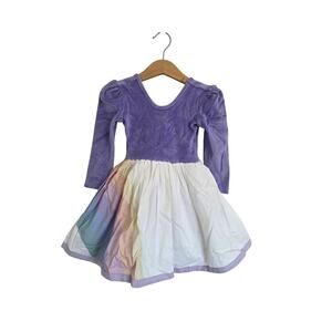 Pleiades Lavender Rainbow Shortie Dress